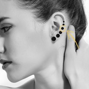 Black Stud Earrings
